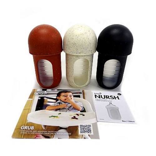 Boon NURSH 8 oz. 3-pk. Baby Bottles