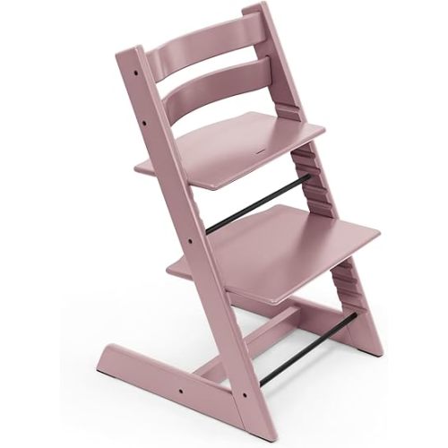 Tripp Trapp Chair from Stokke, Heather Mauve - Adjustable, Convertible Chair for Toddlers, Children & Adults - Convenient, Comfortable & Ergonomic - Classic Design