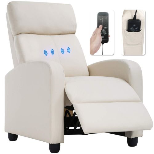 FDW Recliner Chair for Living Room Massage Recliner Sofa Reading Chair Home Theater Modern Reclining Chair