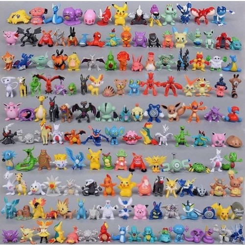 144 Pokemon Mini Figure Toys Pikachu Action Figures  | Kids Gift |Party Favors|