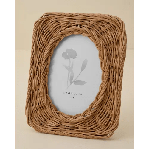 Robin Woven Rattan Photo Frame