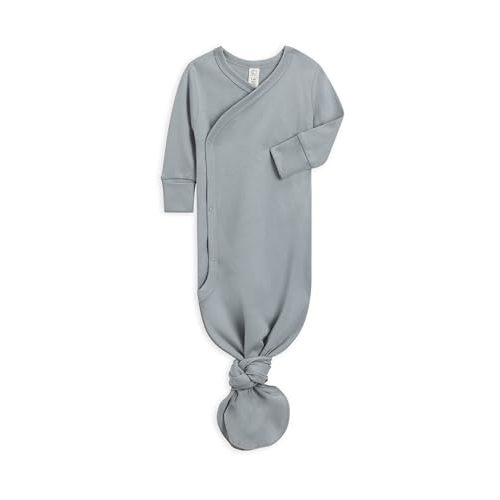 Colored Organics Unisex Newborn Organic Cotton Knotted Gown