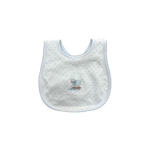 Magnolia Baby Darling Lambs Emb Bib 5274-51 5010