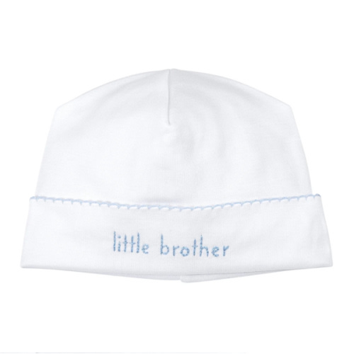 Baby Boy Little Brother Embroidered Hat - Magnolia Baby Siblings