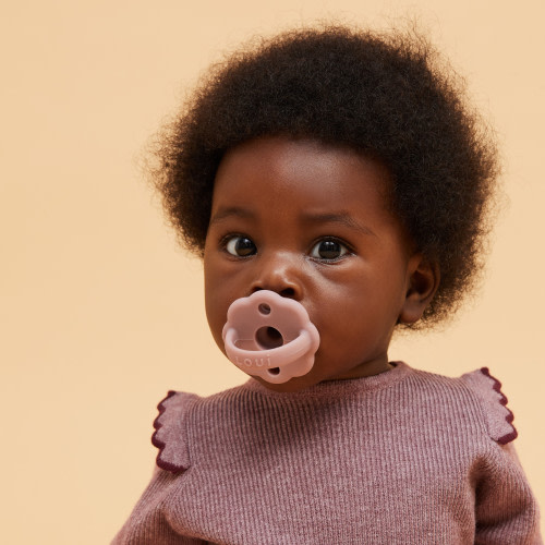 Loui Scallop Pacifier - Fig, 0+ months