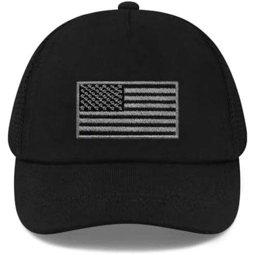 qikqik Baby Baseball Cap Toddler Baseball Hat Baby Ball Cap Infant Hats Toddler American Flag Hat Kids 4th of July Hats USA