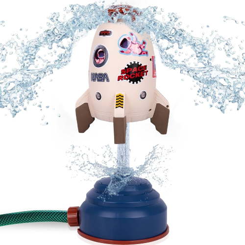 ArtCreativity Water Rocket Launcher – Water-Powered Rocket Toy, Indoor/Outdoor Water Toy for Kids Ages 3–12