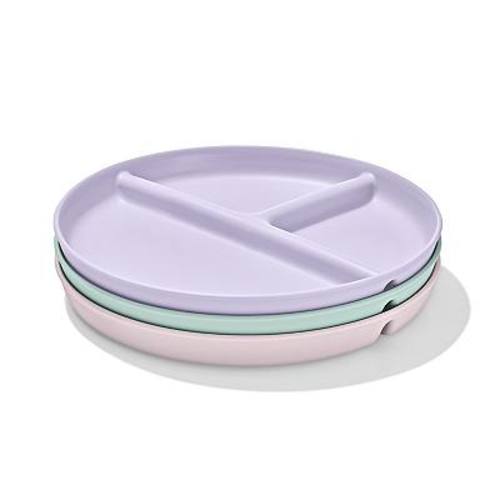OXO Tot Stackable Divided Plates 3-pk. Baby Tableware
