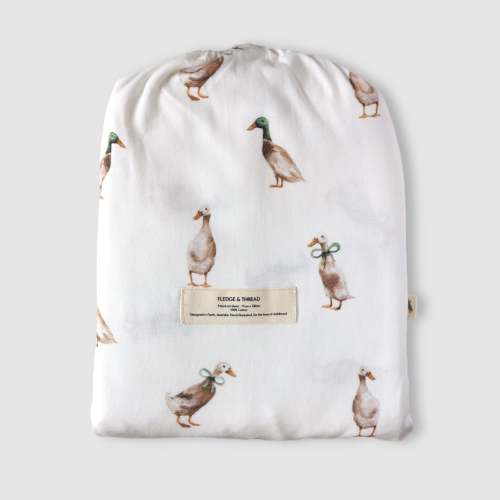 Cot sheet - Duck