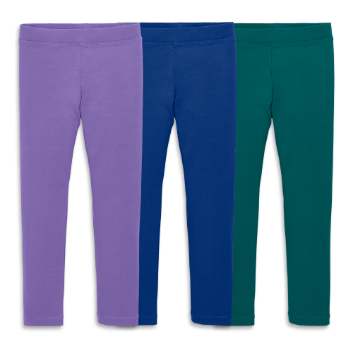 Kids legging 3-pack | Violet Mix, Size 2