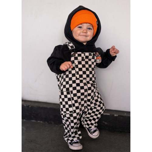 Little Trouble Classic Checker Overalls