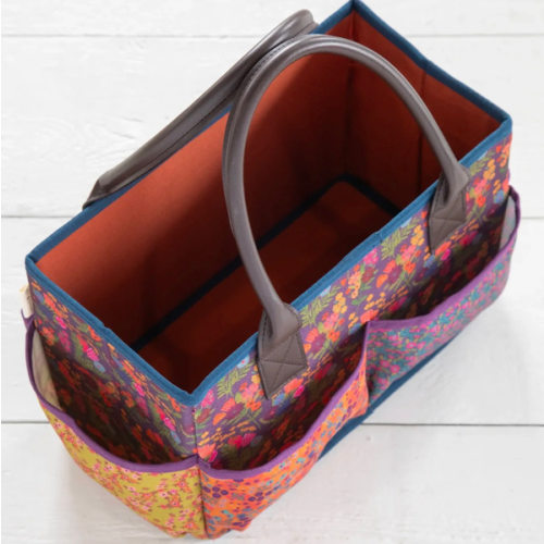 Mimi Utility Tote - Eggplant Floral – Natural Life