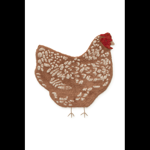 Lorena Canals Animal Chicken Washable Rug in Brown – EasyTot