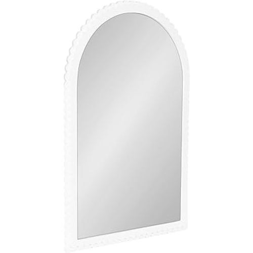 Kate and Laurel Scallia Modern Scalloped Arch Mirror