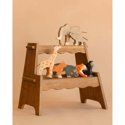 Holztiger Handmade Wooden Safari Animals Set