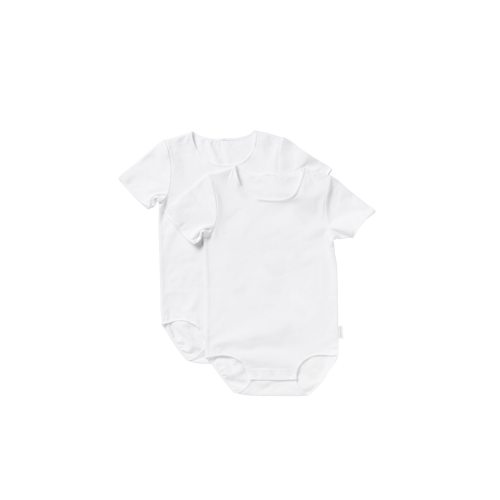 Buy Baby Wonderbodies Short Sleeve Bodysuit 2 Pack in White Online | BONDS