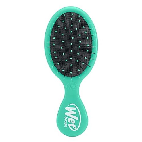 Wet Brush Squirt Detangling Brush, Amazon Exclusive Aqua, Mini Detangler, No Tangle Ultra-Soft IntelliFlex Bristles, Wet & Dry Styling Hairbrush for Women & Men, All Hair Types