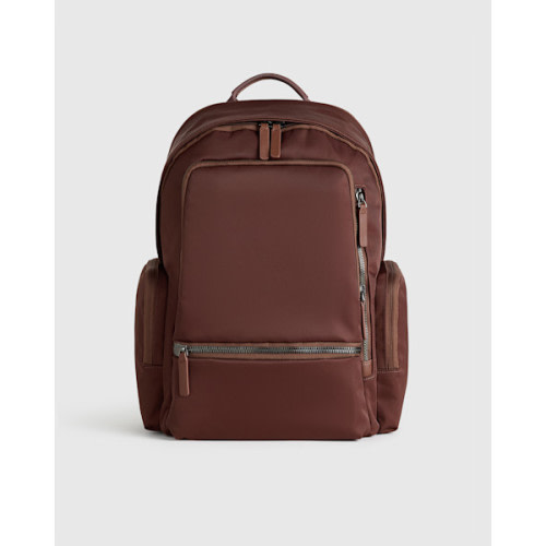 Voyage Nylon Backpack (Cocoa Brown)