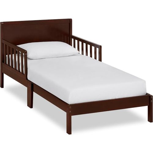 Dream On Me Brookside 3-in-1 Toddler Bed, GREENGUARD Gold, White Oak