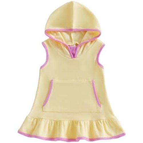 Toddler Little Girl Swim Cover Up Beach Towel Robe Bathing Suit Cover Ups Swimsuit Summer Baby Beach Essentials