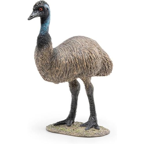 Papo - Emu - Realistic Figurine - for Ages 3+ - Wild Animal Kingdom Collection - Hand Painted - Highly Detailed - Durable and Educational - Gift Idea - Collectable - emu Figurine - Wild Bird Model