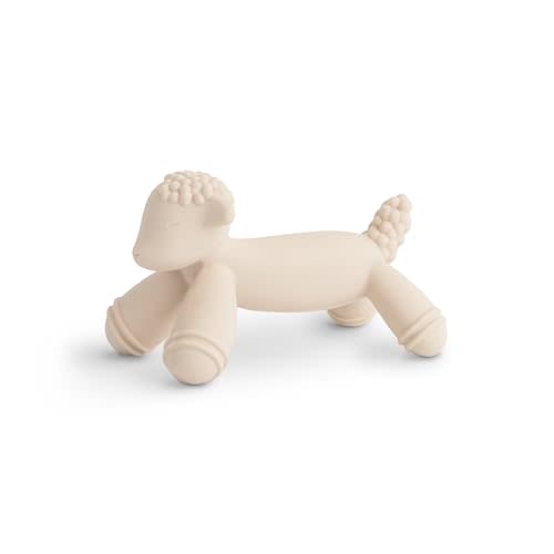 mushie Silicone Baby Teether Toy | Lamb Figurine Teether