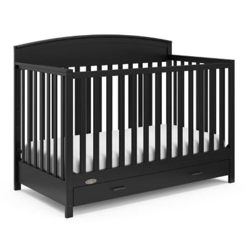 Graco Benton 5-in-1 Convertible Crib with Drawer - Black