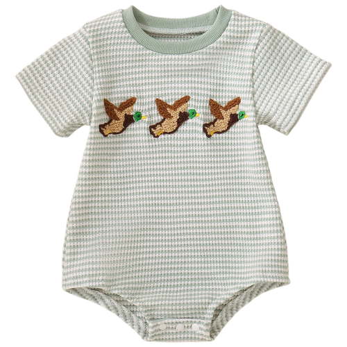 Pimfylm Bubble Romper Baby Girl Baby Girl Summer Clothes Newborn Outfit Ruffle Romper Infant Baby Dress Bow Headband Solid Cute Outfits Girls Green,Size for 12-18 Months
