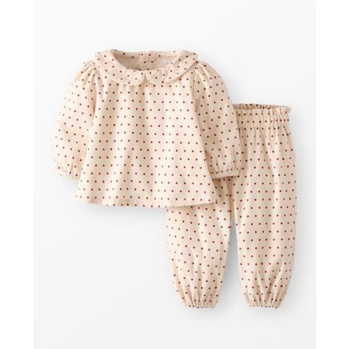 Baby Collared Corduroy Top & Pants Set