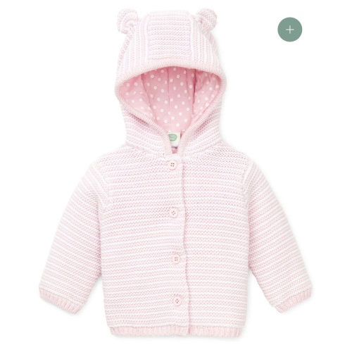 Pink Textured Hoodie