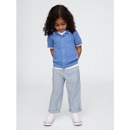 Baby & Toddler Linen-Cotton Pull-On Pants