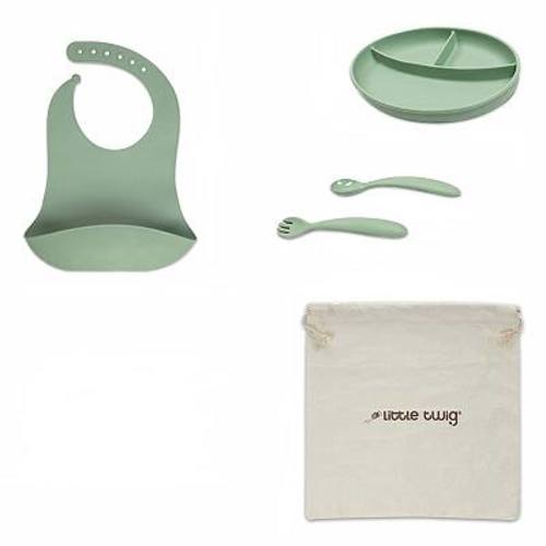 Little Twig Silicone 5-pc. Feeding Set