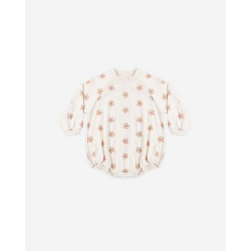 Crew Neck Romper Pink Daisies – Rylee + Cru