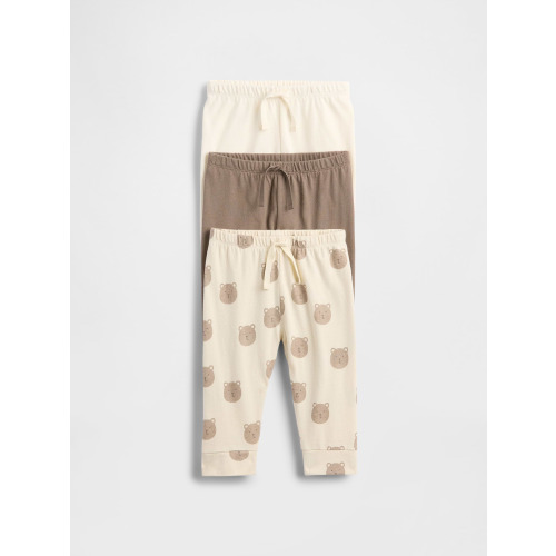 Baby First Favorites Organic Cotton Pull-On Pants (3-Pack)