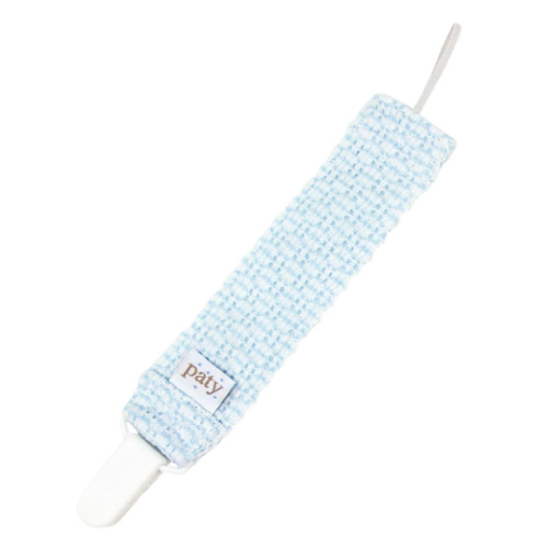 Paty Knit Solid Color Pacifier Clip