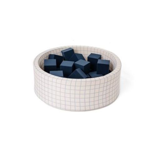SMOL 31.5' Round Foam Pit with Square Foam - 30pc