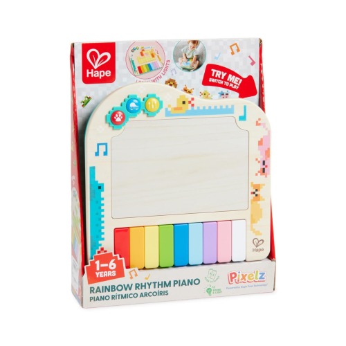 Rainbow Rhythm Pixel Piano