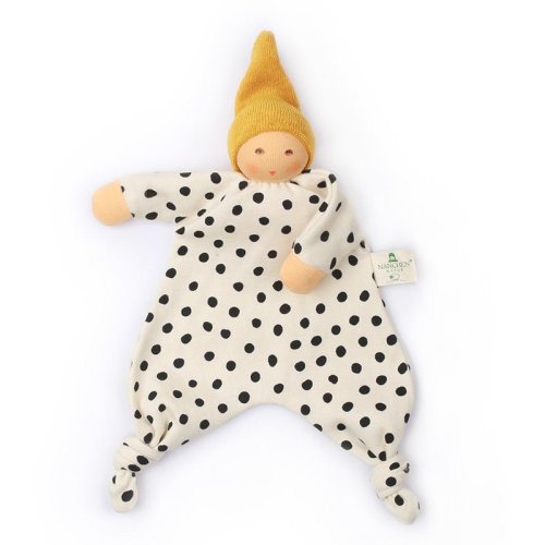 Organic Soothing Waldorf Blanket Polka Dot Doll by Nanchen Natur – Maude Kids Decor