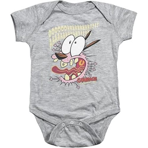 Cartoon Network Scaredy Dog - Courage The Cowardly Dog - Infant One-Piece Snapsuit