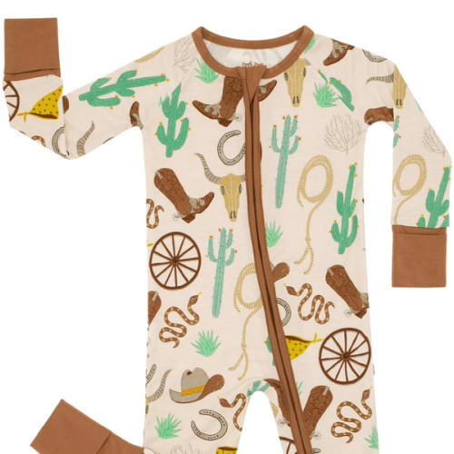 Little Sleepies Pajamas for Baby Boys & Girls, Viscose from Bamboo Baby Pajamas, Sleepers, 2-Way Zipper PJs