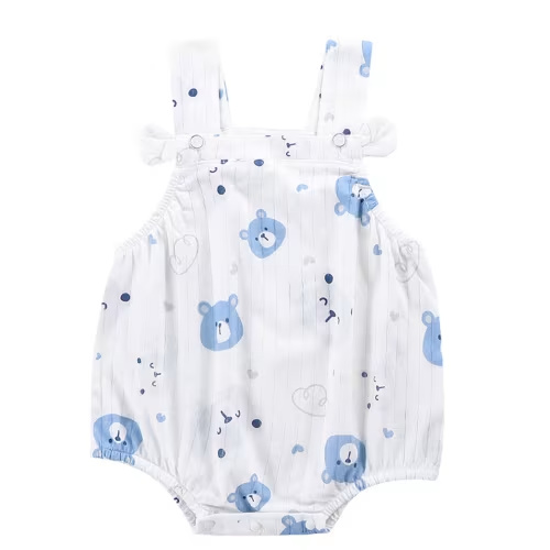 Summer Baby Girls Clothing Agkizg Baby Girls Bodysuits, Baby Girls Sleeveless Rompers, Toddler Baby Girls Boys Short Sleeve Printed Color T-Shirt Round Neck Jumpsuit Romper