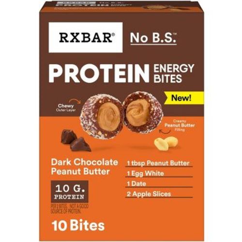 RXBAR Protein Bars Energy Bites Chocolate Peanut Butter - 8.8oz/5ct