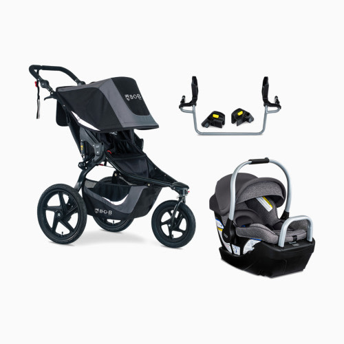 BOB Gear Revolution Flex 3.0 Stroller & Willow SC Infant Car Seat Travel System