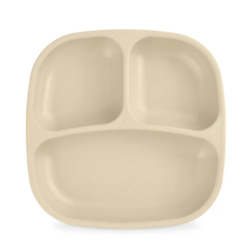 7" Divided Plate | Plastic Divided Dinner Plates | Toddler Plates – Re-Play