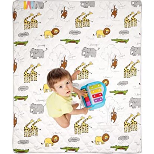 Baby Play Mat 71x59 Baby Playpen Mat,Play Mats for Babies and Toddlers Large Thick Infant Baby Play Mats for Floor Crawling with Ultra Soft Fabric, Non-Slip Cushioned Mats for Playing…