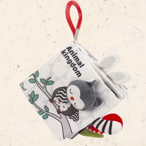 black white cloth book early education baby not tear bite - Temu Canada