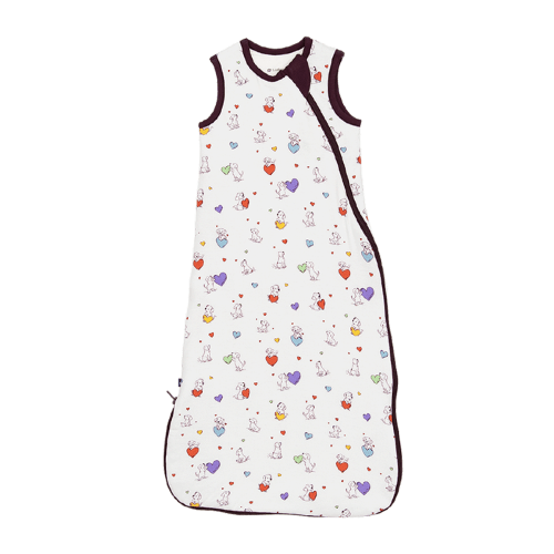 Larkspur Baby | Bamboo Wearable Blanket | Sleep Sack in Puppy Love