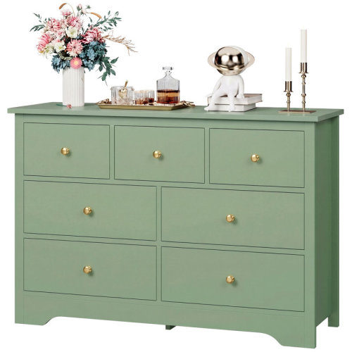 Lark Manor™ Ariee 47.2" W 7 - Drawer Double Dresser & Reviews | Wayfair
