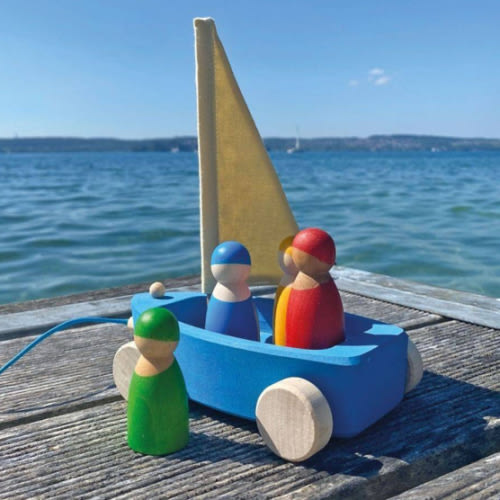 Wooden Yacht and Friends