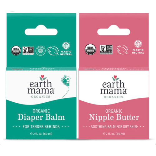Organic Diaper Balm + Organic Nipple Butter BFF Bundle